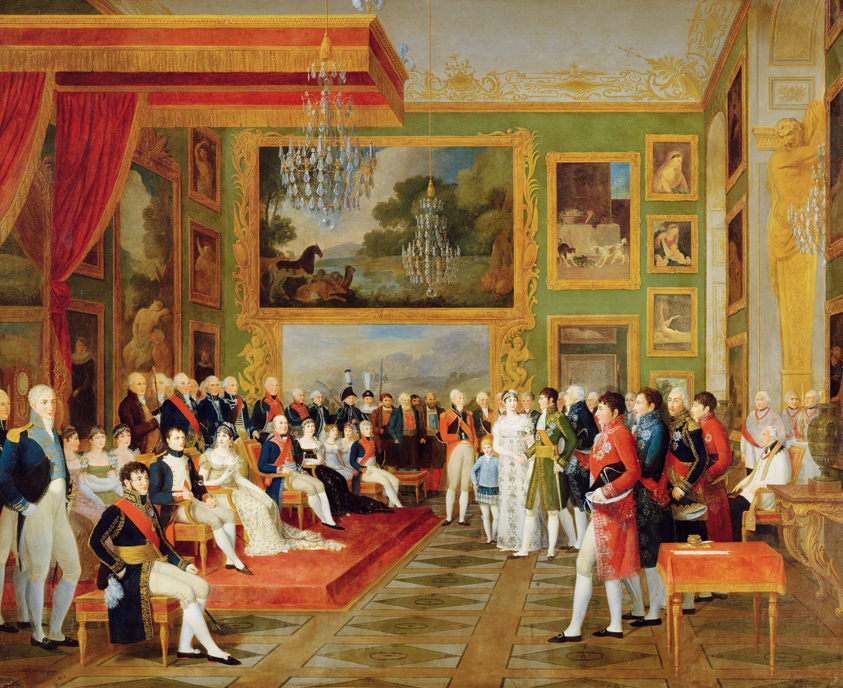 Ziviltrauung der bayerischen Prinzessin Auguste Amalie mit Napoleons Stiefsohn