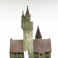 Das von Hermann Josef Lorch gefertigte Modell der Burg Falkenstein