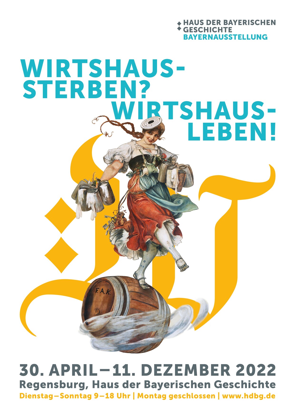 Flyer zur Bayernausstellung 